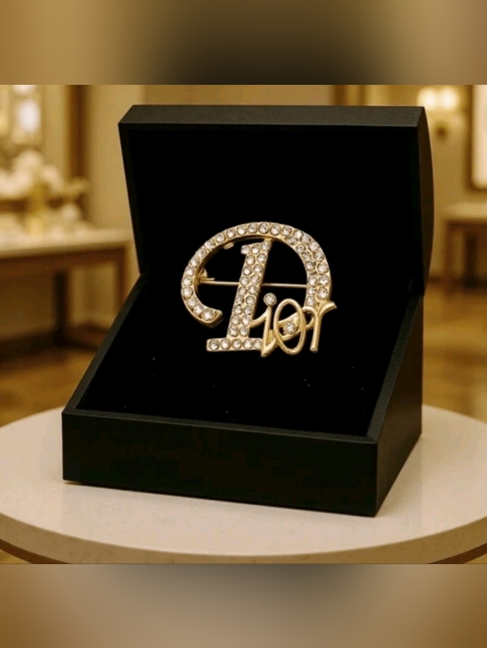 Dior Style Brooch